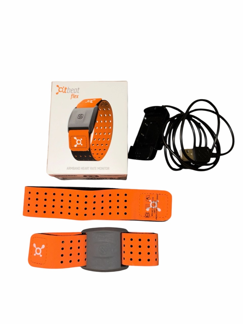 EUC Orangetheory Orange Heart Rate Monitor Armband Small Large Sizes Fitness Gym